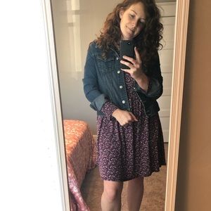 Xhilaration Long Sleeve Babydoll Shift Dress